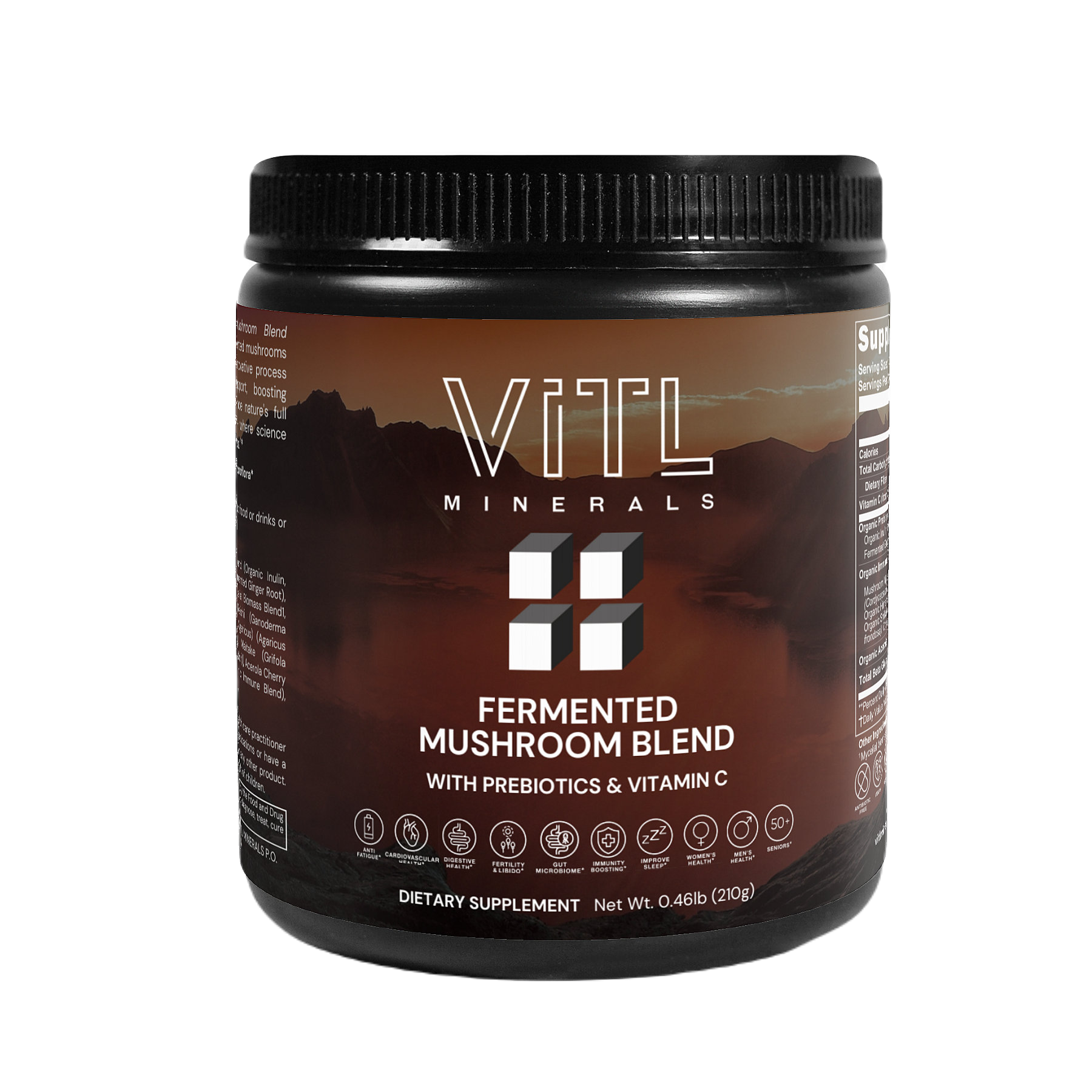 Fermented Mushroom Blend – Best Natural Supplement for Digestion & Immune Support