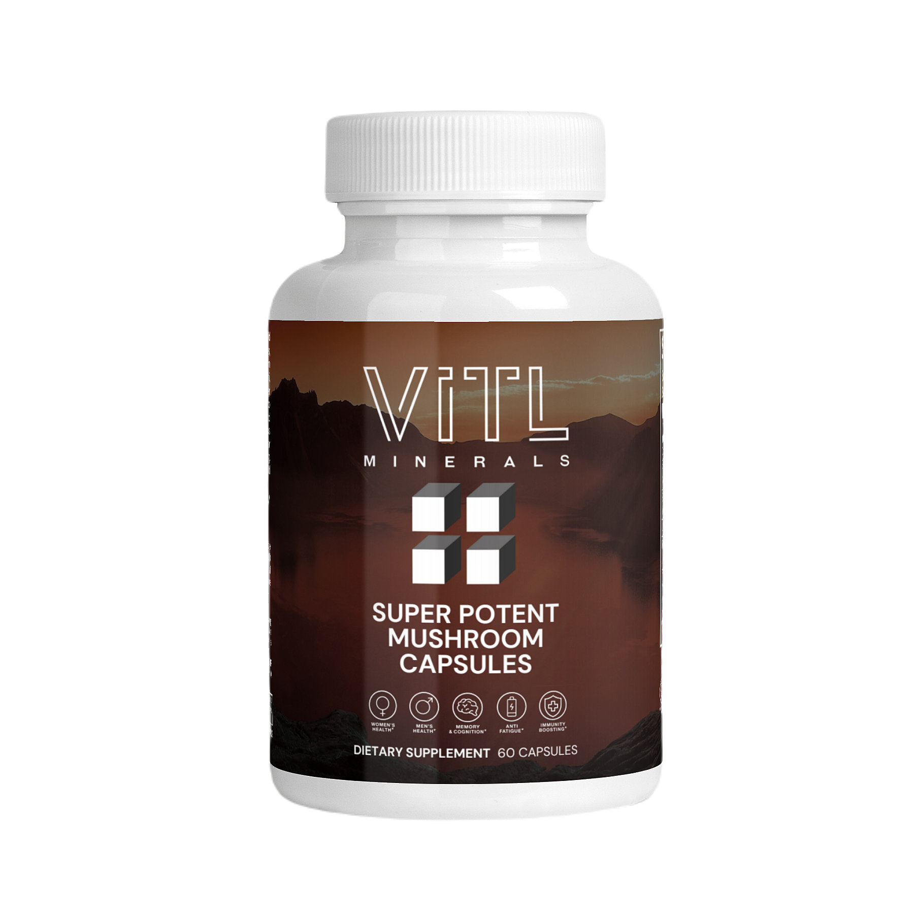 Super Potent Mushroom Capsules – Best Brain & Immune Support Supplement
